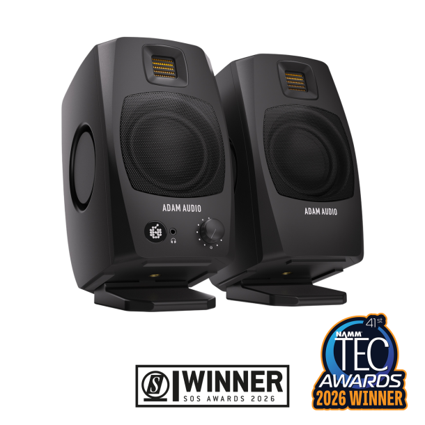 Adam Audio D3V Black Active Desktop Monitors